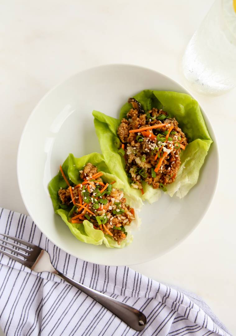 Sesame Lettuce Wrap