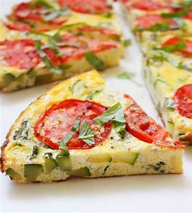 Tomato and Zucchini Quiche (Low Carb)