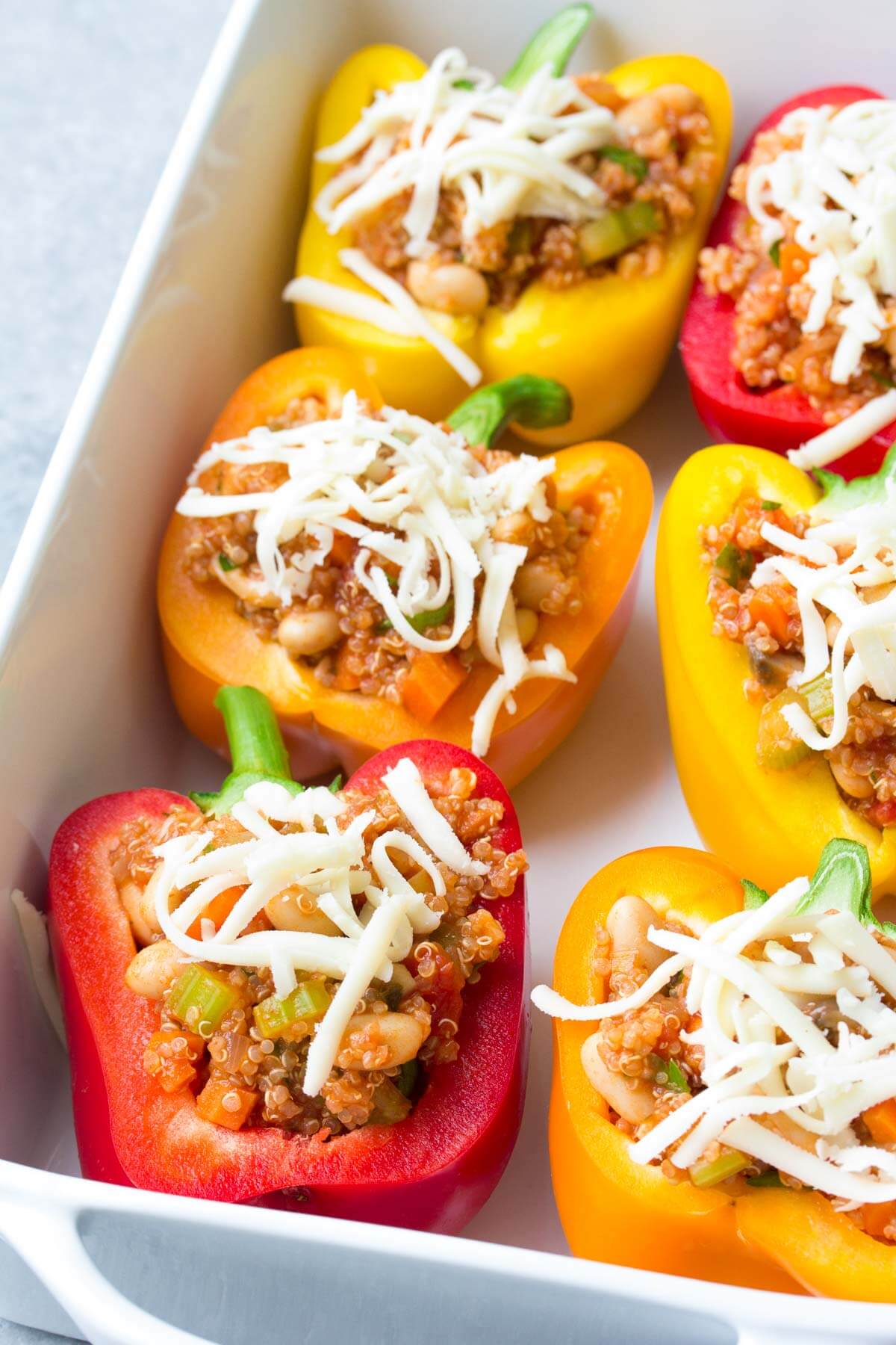 Italian Stuffed Bell Pepper (low carb)