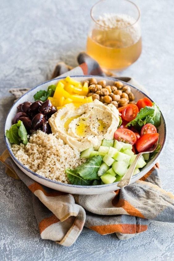 Gyro Bowl Vegan Clean Creations New Orleans Healthy Gourmet Meal Prep & Delivery