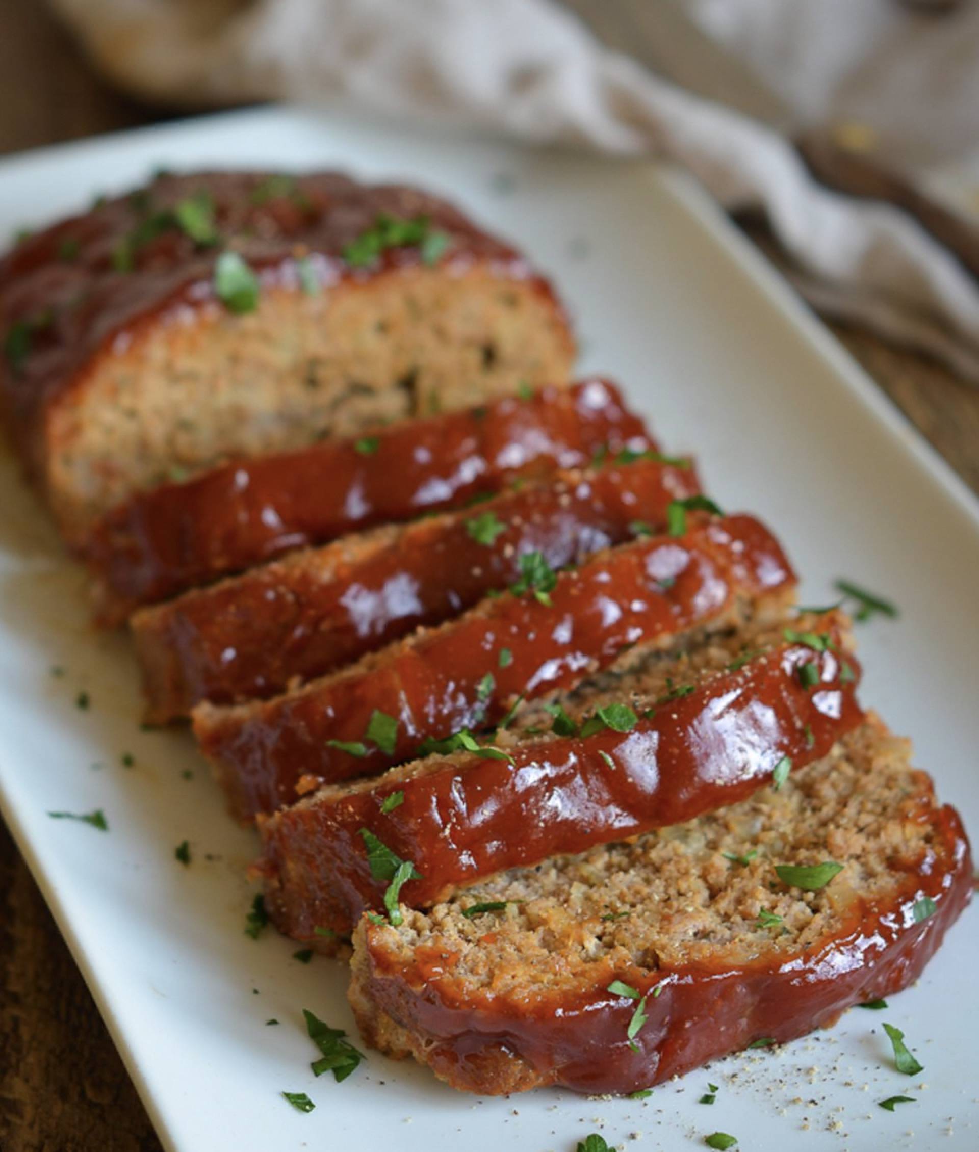 Turkey Meatloaf with Roasted Carrots