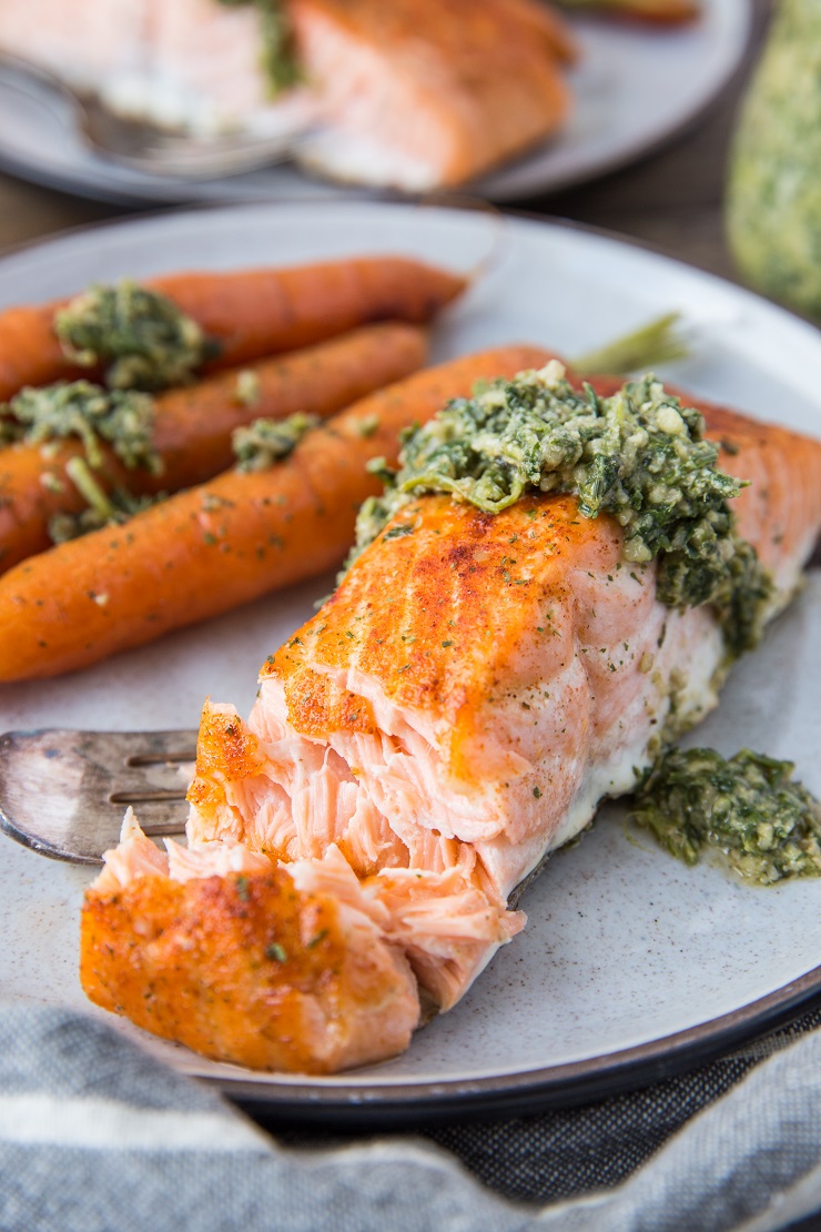 Pink Peppercorn Salmon (Low Carb)