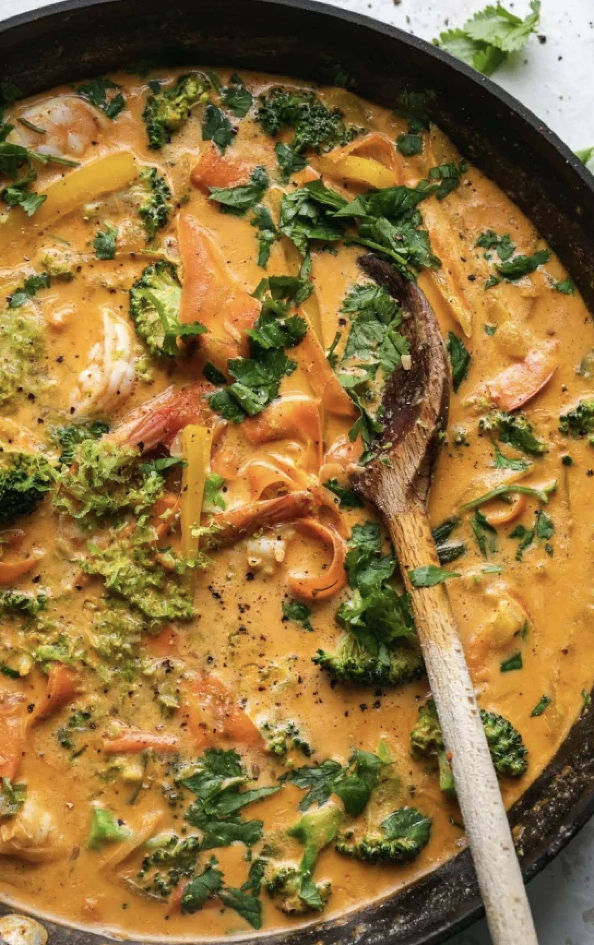 Thai Red Curry Shrimp