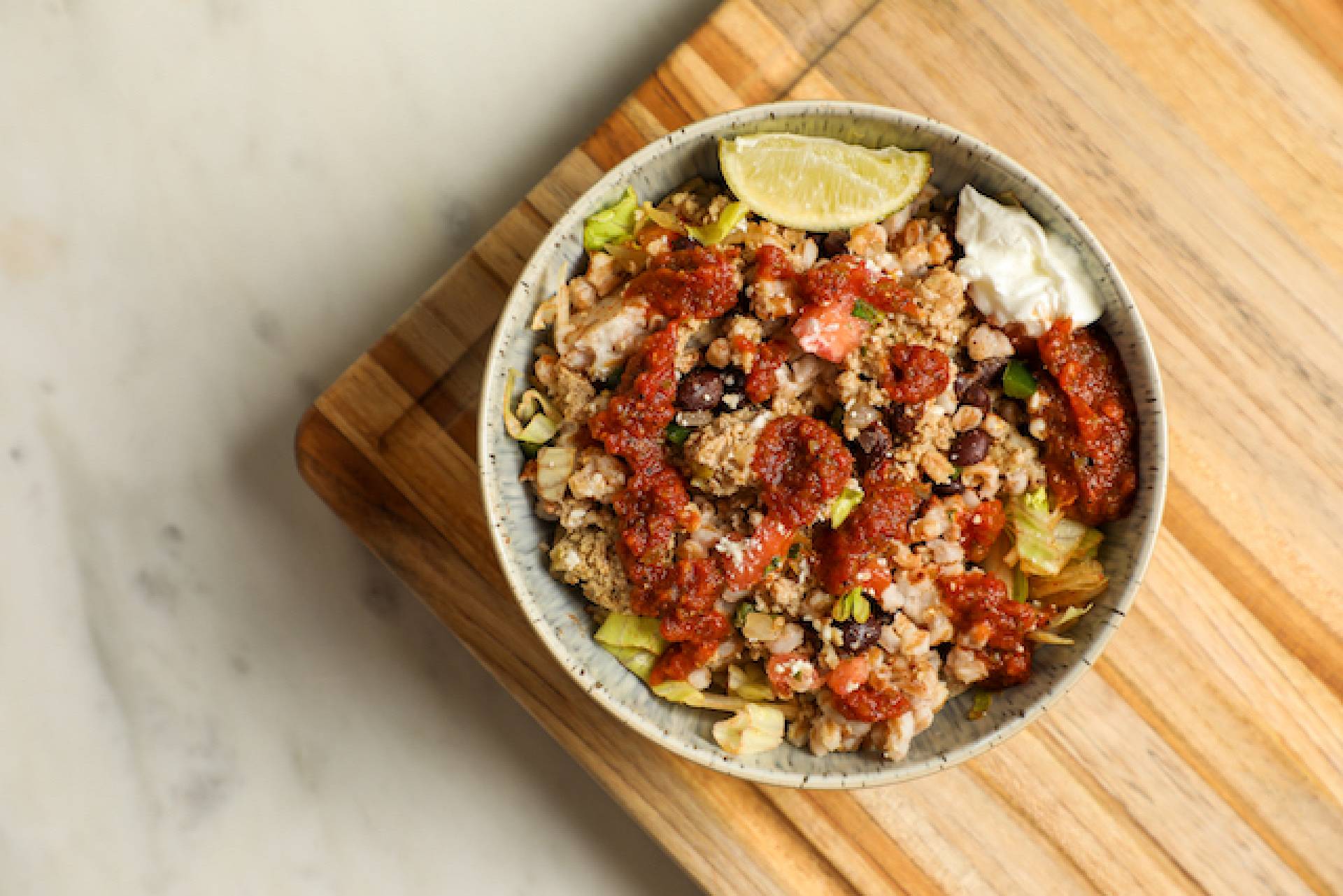 Taco Bowl - Clean Creations - New Orleans Healthy Gourmet Meal Prep ...