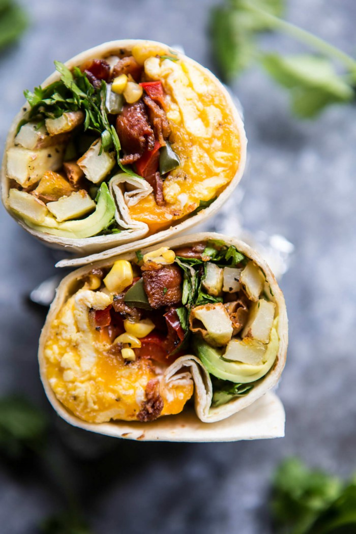 Breakfast Burrito With Salsa Escabeche