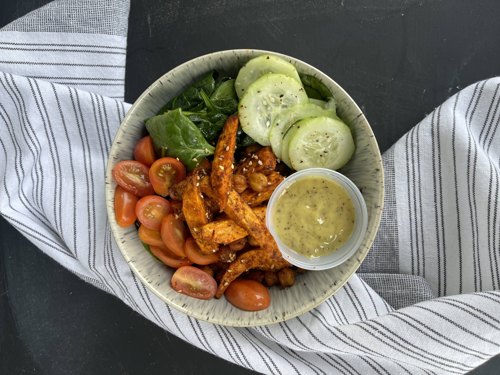 Nourish Bowl with Shredded Chicken