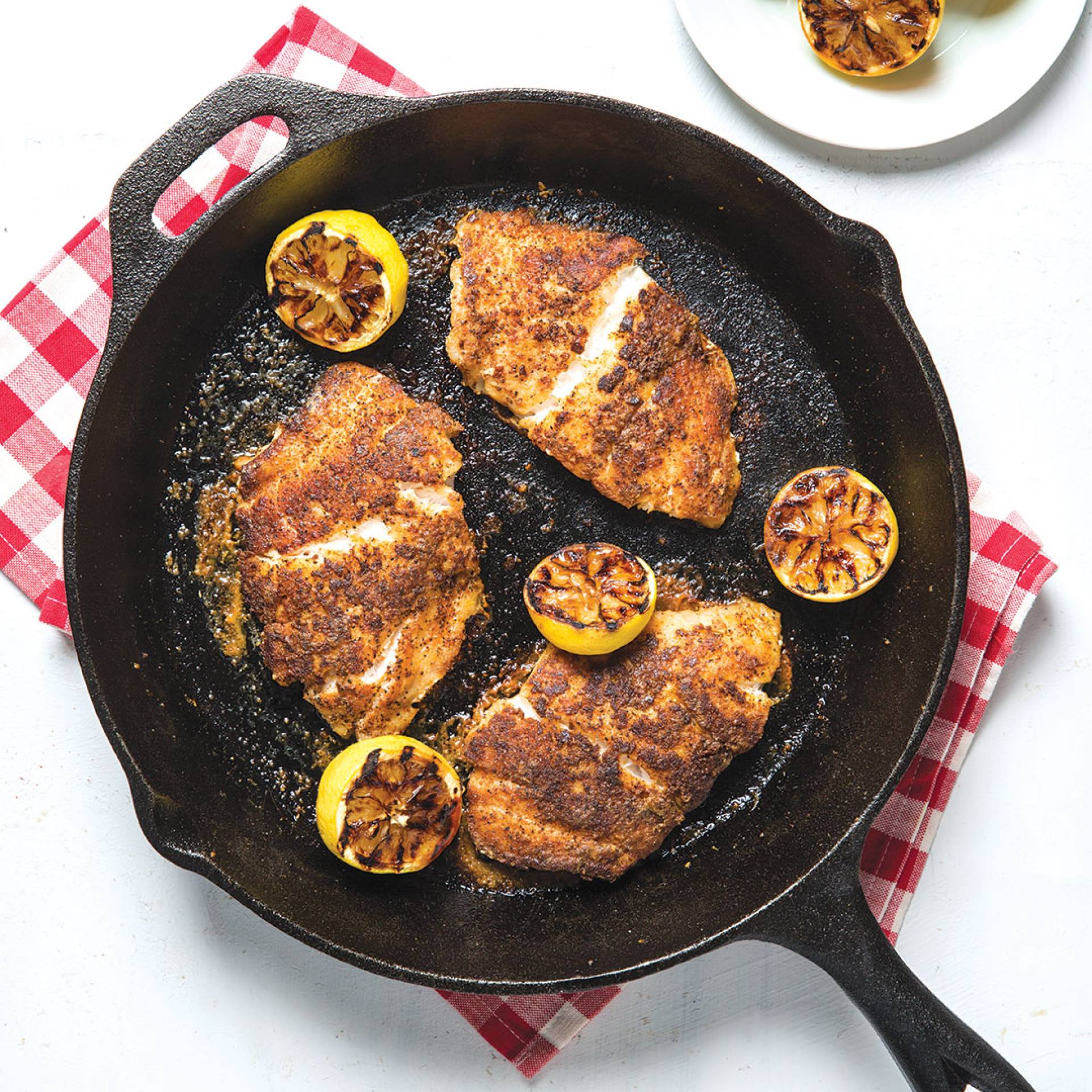 Blackened Mahi with Arugula Salad (Low Carb)