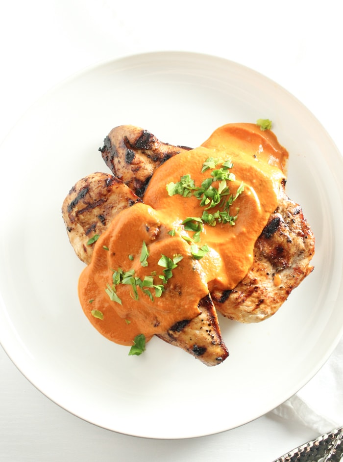 Romesco Chicken (Low Carb)