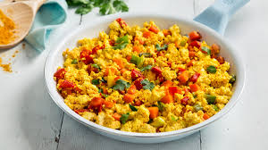 Spinach and Sweet Potato Tofu Scramble
